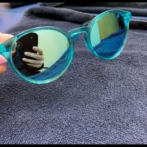 Turquoise Blenders sunglasses